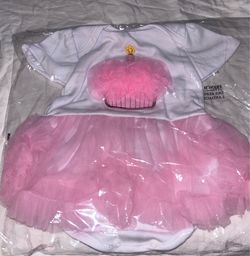 Infant Girls Tutu Birthday Dress 12months