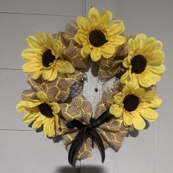 Sunflower Wreath