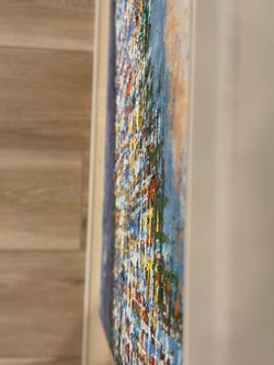 Original Abstract Textured Oil Painting