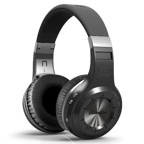 Bluetooth Wireless Headphone Stereo Play With TF/FM/Aux-in 57mm Driver Speaker Deep Distortion-free Bass Rechargeable Battery