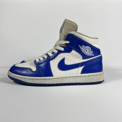 Jordan 1 Mid Kentucky Blue - Women’s size 7 - BQ6472-104
