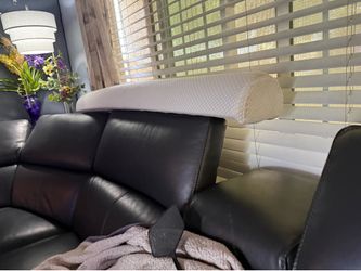 Wedge pillow for headboard