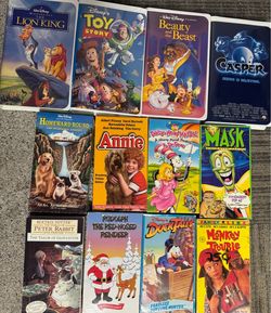 VHS Tapes Kids & Family Movies