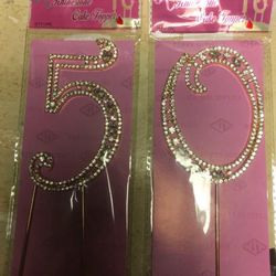 3.75" RHINESTONE CAKE TOPPER