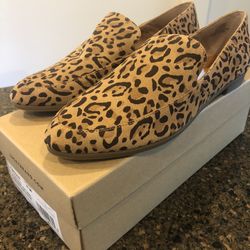 Lucky Brand Javan Print Cow Suede Ladies Slip On Shoes Size  8 1/2