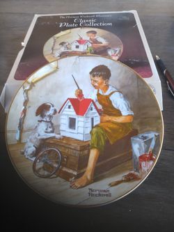 "A Dollhouse For Sis" By Norman Rockwell Collection 