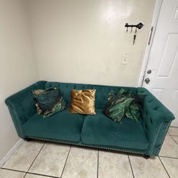 Turquoise Couch!