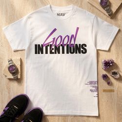 NAV x Vlone "Good Intentions" Album Promo Tee - White - Medium