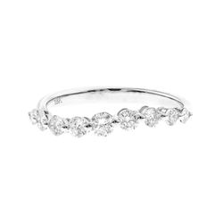 14K WHITE GOLD DIAMOND RING
