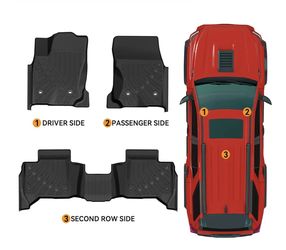Toyota 4Runner 2025 2026 Floor Mats for 5 Seats, All Weather Custom Fit 