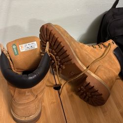 Men’s Timberlands Steel-Toe Work Boots