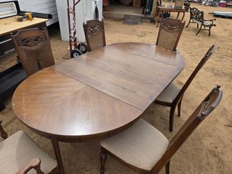 Wood Table Set