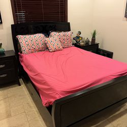 Twin Bed And Two Night Tables 