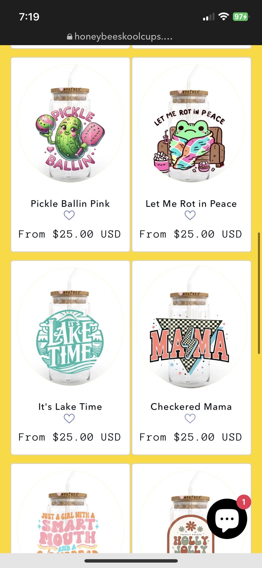 Snow globe Cups And Decal Cups