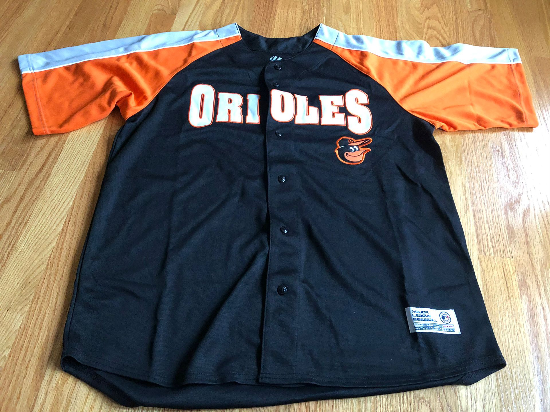 New MLB Black Orioles Jersey Dynasty Series Size XL (48-50)