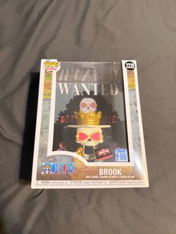 Funko Pop One Piece Brook wanted poster  #2220 Target Con Exclusive
