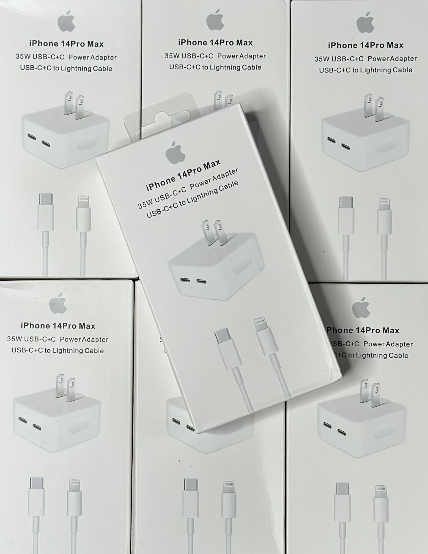35W WDual USB-C Port Compact Power Adapter & Cable