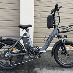 COSWHEEL Y20L 1200 Watt Peak Torque Sensor 52 Miles Range Electric Bike 