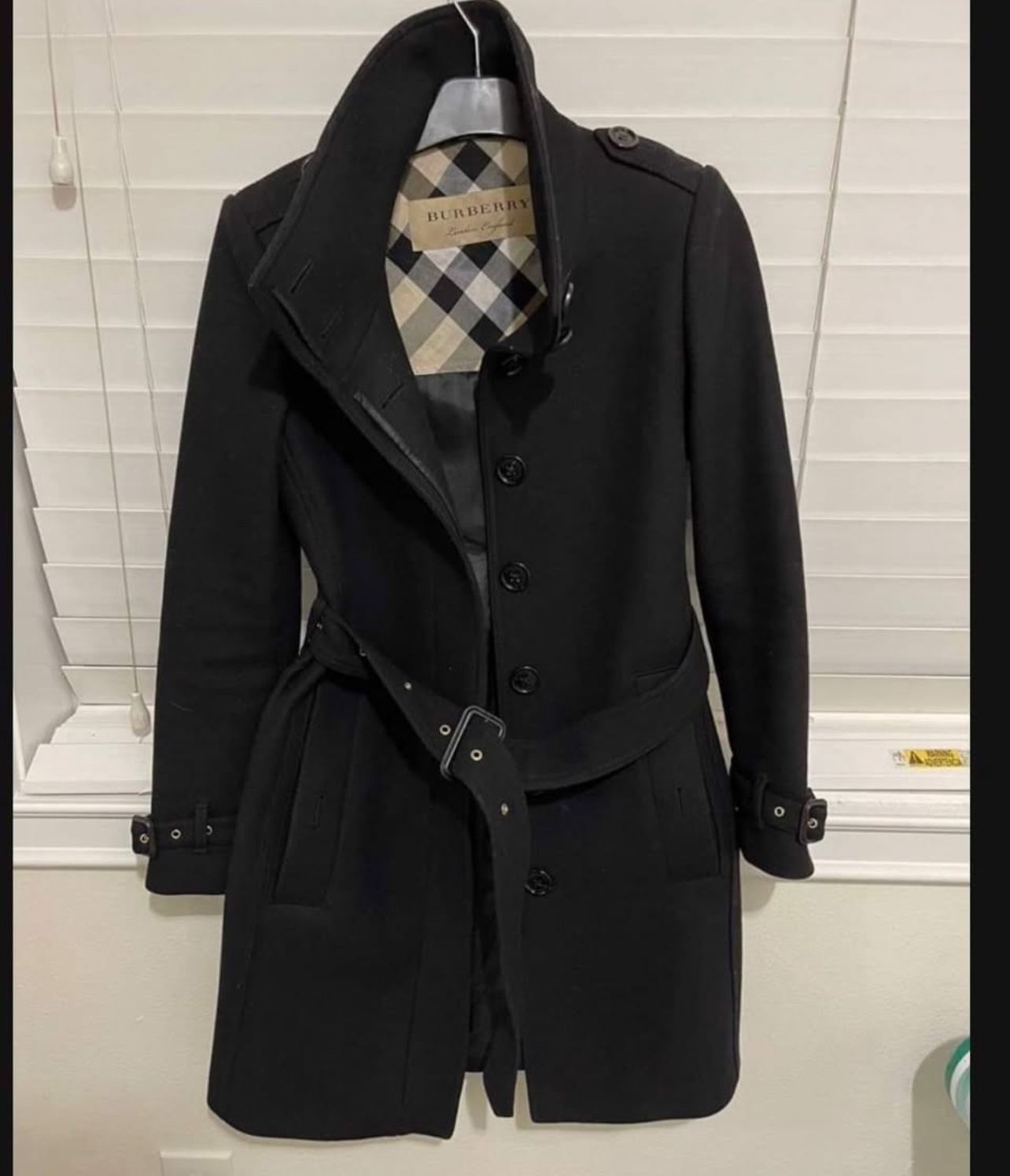 Burberry Wool Trench Size 2