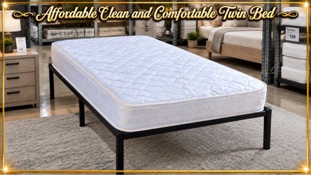 Affordable, Clean & Comfortable Twin Bed
