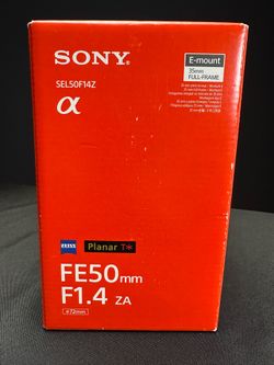 Sony FE 50mm f/1.4 Planar Lens