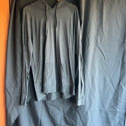 Light Black/grey Hoodie- XL