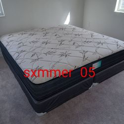 King Size Matress + Box Spring Same Day Delivery 