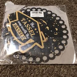 Black And Gold Graduation Money Holder