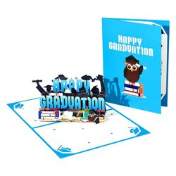 Graduation 3D Pop-up Card with Envelope, Gift for Graduating Students