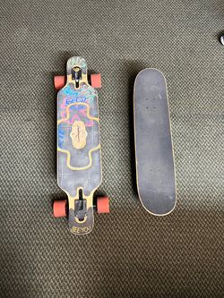 Skateboard + longboard