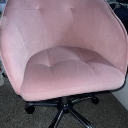 Pink Vanity Chair 