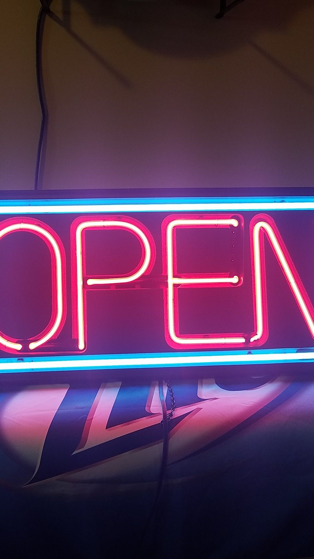 Open sign