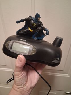Vintage Batman Digital Alarm Clock circa early 1990s