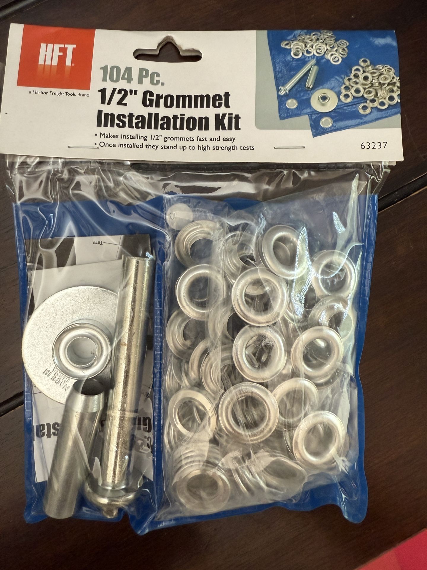 1/2 In. Grommet Installation Kit, 104 Piece
