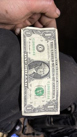 One dollar birthday notes