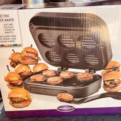 Electric Hamburger Slider Maker