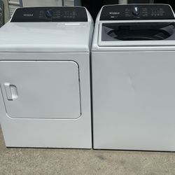 Whirlpool Washer And Electric Dryer With Removable agitator 