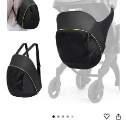 Upperkids Storage Bag Compatible with Doona Infant Car Seat Stroller, Stroller Accessories, Large Capacity Diaper Bag, Easy Access Zipper Design, Wear