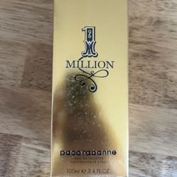 Sealed Paco Rabanne 1 Million Eau de Toilette 100Ml
