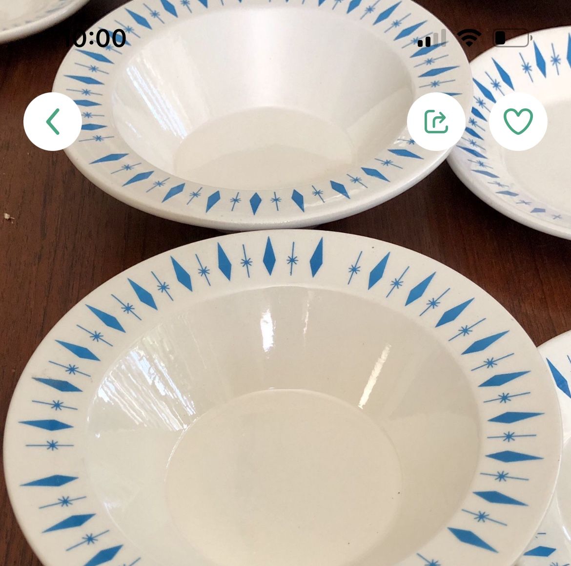 Classic Mid Century Modern Atomic Bowls & Plates