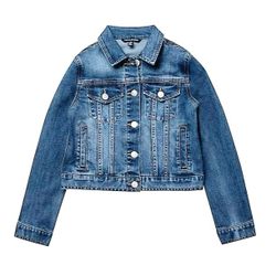 Calvin Klein Girls Jeans Denim Jacket Top Long Sleeve Size M Medium  8 10 Coat