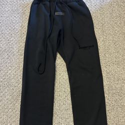 Black Essential Sweatpants