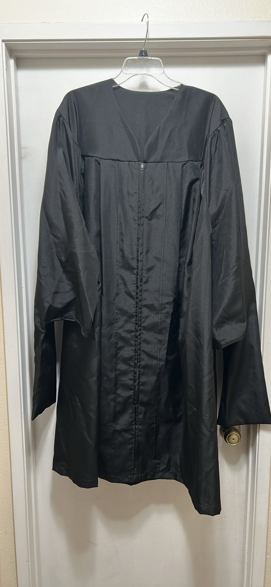 Black Master’s Level Graduation Gown 2X