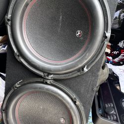 Speaker With Box AudioPipe 2stack 12’s