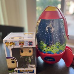 Loungefly Disney Toy Story Diamond Buzz Light year 3k Pop And Bag Bundle 