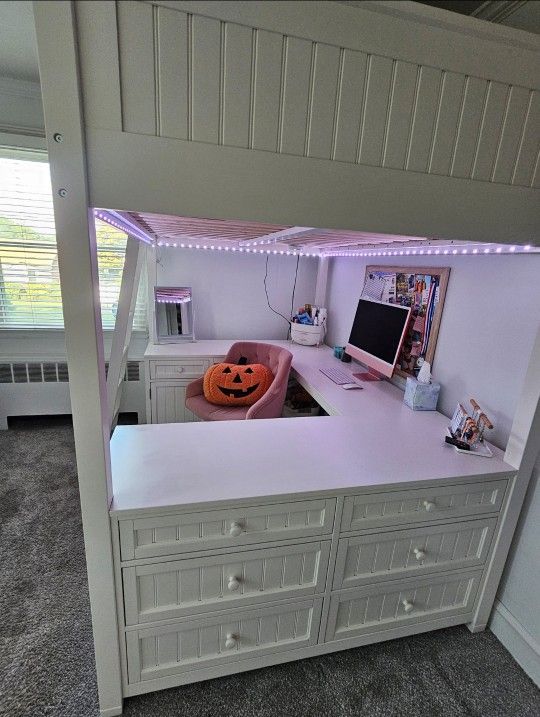 Pottery Barn Loft Bed With Desk