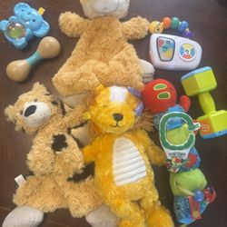 Baby Rattle Toys And Stuffed Animals 