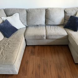 Gray Fabric U-shaped Sectional