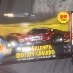 ERTL 1970 Chevy Camaro Baldwin Motion Dennis Ferrara 1:18 Diecast Stock Race Car