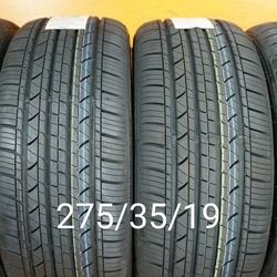 4 New Tires For Sale 275/35/19 We Service Motorcycle Tires